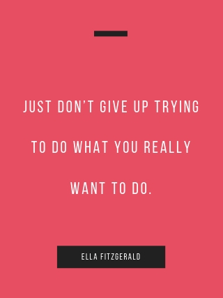 Ella Fitzgerald quote for grads