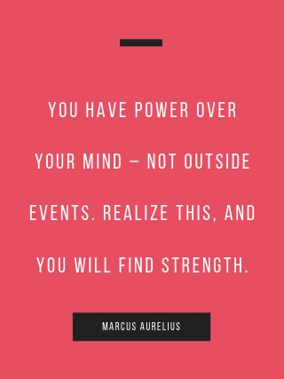 Marcus Aurelius inspirational quote