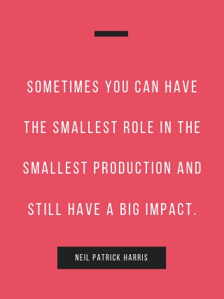 Neil Patrick Harris motivational quote